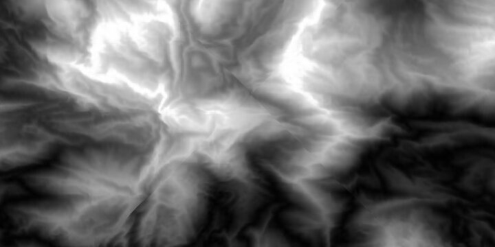 Topographic Terrain Elevation Map Abstract Grayscale Background for Data Visualization and Design
