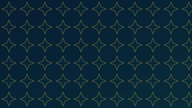 Dark blue geometric pattern with subtle glowing accents and a black horizontal band
