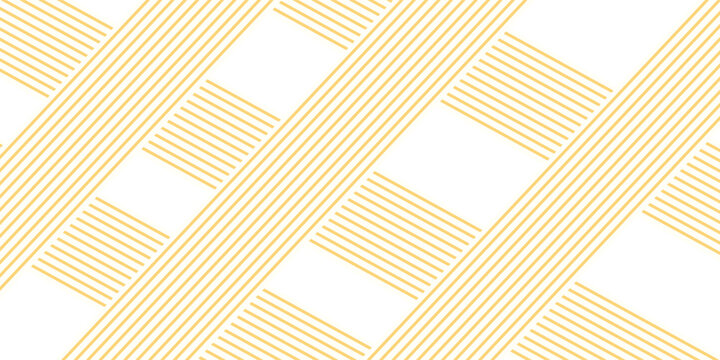 Abstract pattern of yellow spaghetti pasta strands arranged in intersecting lines on light background. Creative food-inspired vector design ideal for packaging, branding, menus and culinary themes.