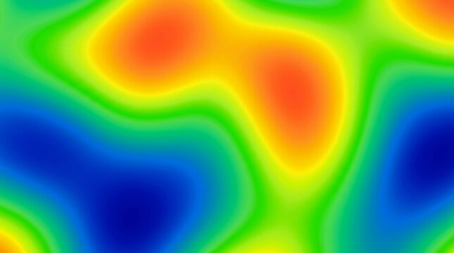 Abstract heatmap gradient background pattern vibrant color wave fluid motion. colourful map science spectrum. heat temperature technology, gradient thermal abstract, digital background