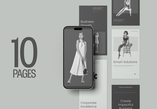 Modern Corporate Marketing Story Design Bundle