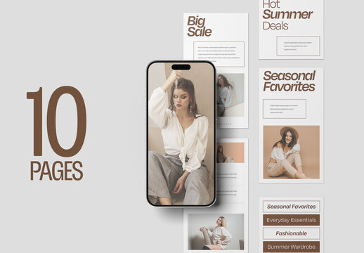 Summer Fashion Promotion Social Media Stories