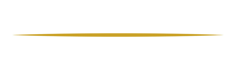 Gold Horizontal Line Divider Isolated on Transparent Background Elegant Decorative Border Element. Golden Decorative Separator Line PNG © Shahinur