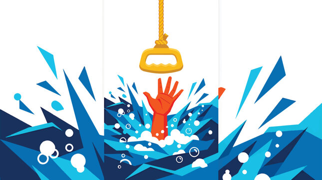 Hand Reaching for Help