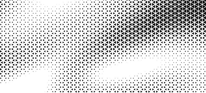 Abstract geometric triangular pattern background template. Vector