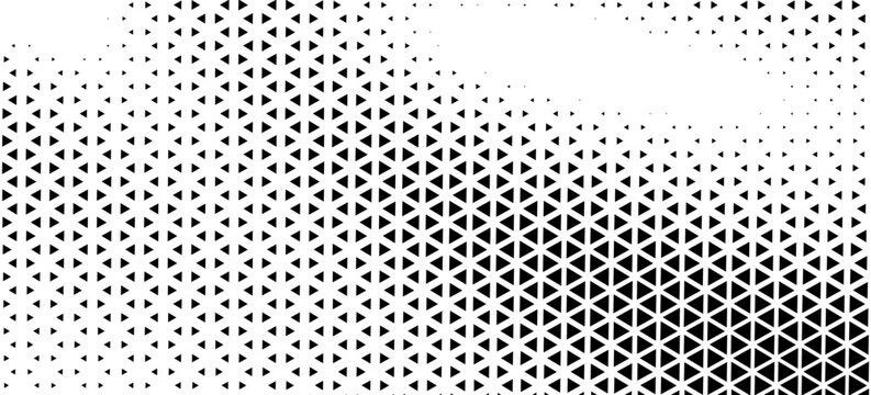 Abstract geometric triangular pattern background template. Vector