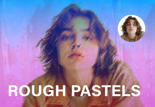 Rough Pastel Photo Effect