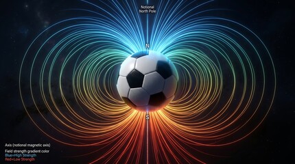 Naklejka premium Scientific visualization art displaying digital wind tunnel fluid computer analytics mapping abstract force vector arrows