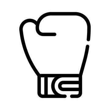 boxer line icon