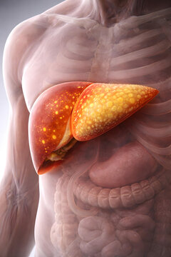 Liver anatomy torso organ digestive medical illustration human, liver anatomy inside human torso medical illustration showing digestive organ with