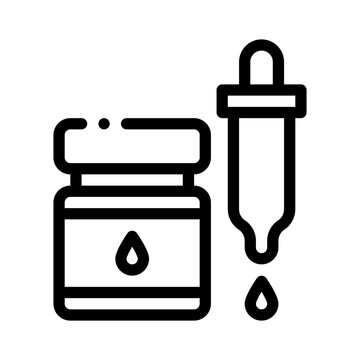 eyedropper line icon