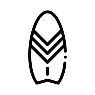 longboard line icon