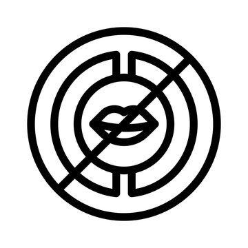 noadult line icon