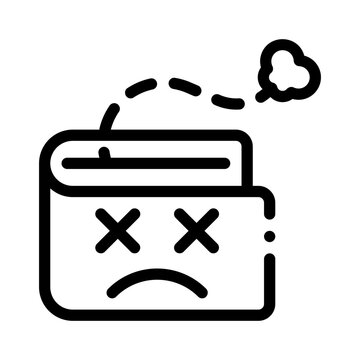 wallet line icon