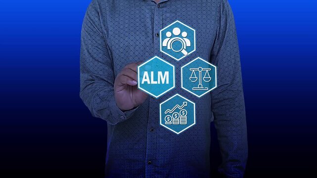 AML and Financial Compliance System, Professional Using Laptop to Track Transaction Monitoring, Fraud Prevention, Regulatory Adherence and KYC Procedures