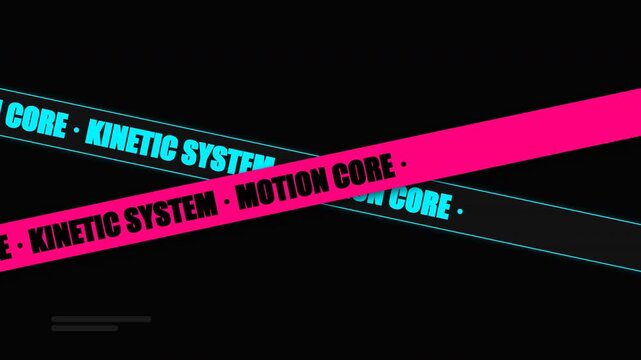 Motion Core Typography Banner Animation