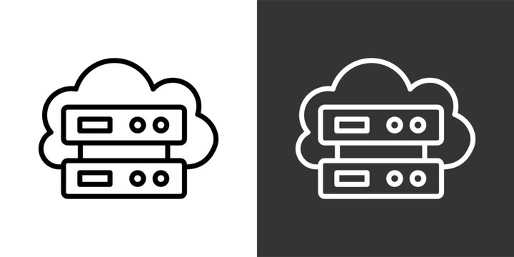 Computing Black And White Multiple Style Icon Set Collection Pack Vector Illustration 