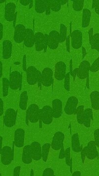 Vertical Video Background with Abstract Hand Drawn Green Grid Lines Pattern Animation⁠