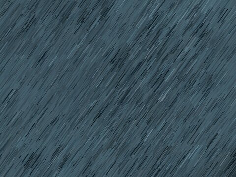 Seamless dark blue background with diagonal rain streaks texture, motion blur effect on an abstract textured surface.