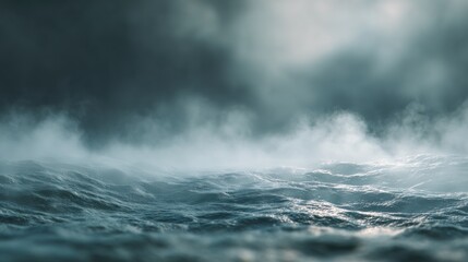 Naklejka premium Stormy ocean