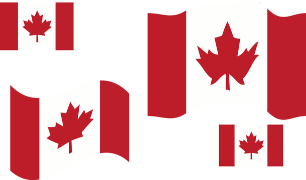 canada flag with flags