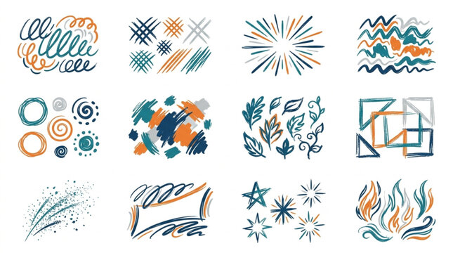 Abstract Organic Patterns and Illustrations