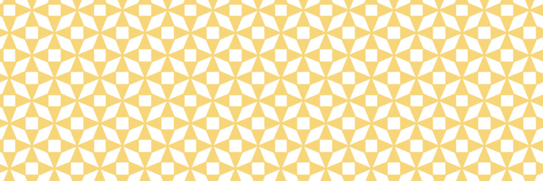 Japanese geometric seamless pattern. Asian golden ornament. Minimal abstract background with simply shapes. Vector
