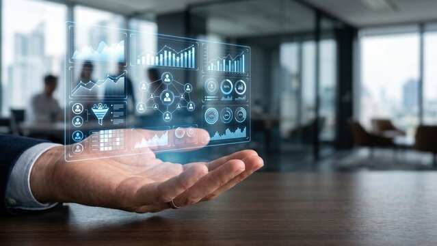 Human Resources Analytics and Talent Management Technology Concept