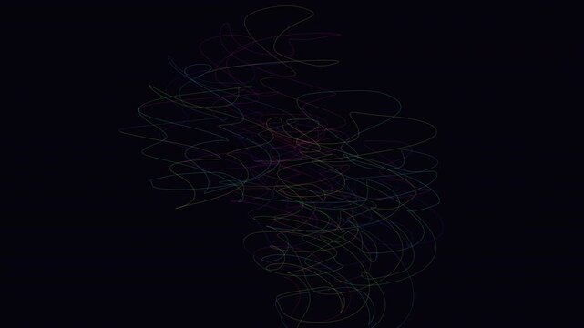 Seamless 4K loop of a glowing crimson torus knot morphing through an abstract topology field with cinematic depth. Ideal for corporate background, technology background. 4K UHD.