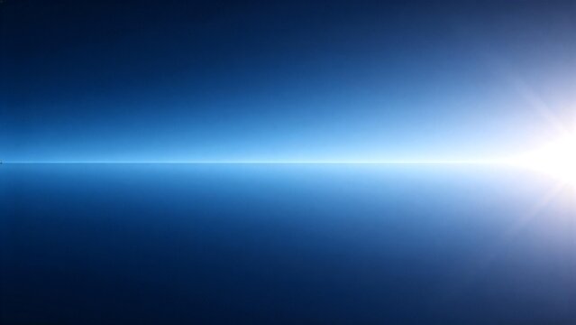 Blue gradient with bright light