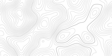 Retro topography map. White geographic contour map. Abstract outline grid.Vector contour topographic map background. Topography and geography map grid abstract backdrop.  © MDSOHEL