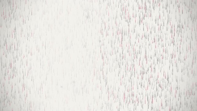 Cinematic 4K seamless loop of a rose streams of glowing data dashes raining through digital space drifting in hypnotic slow motion. Ideal for intro background, data visualization. 4K UHD.