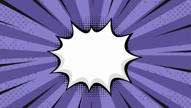 Vibrant Red Comic Explosion Background Creating Energy and Visual Impact