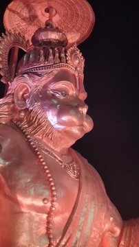 Lord Hanuman statue at Pitra Parvat Indore India