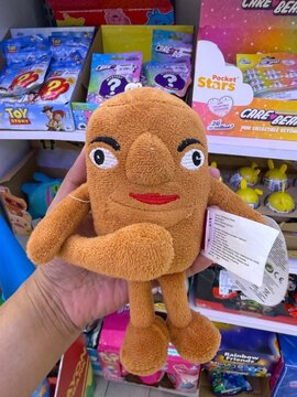 June 2026, SM, Philippines: Italian Brainrot Tung Tung Tung Sahur toy plushie