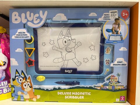 June 2026, SM, Philippines: Bluey Deluxe Magnetic Scribbler