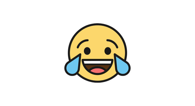 Laughing face emoji with tears of joy