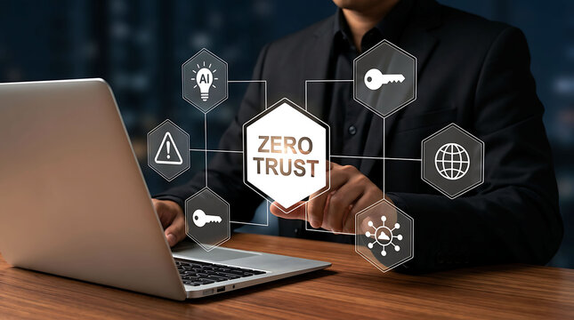 Zero Trust Security Architecture AI Powered Cybersecurity Access Protection System