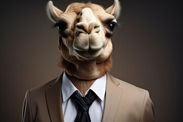 Obraz premium Camel animal portrait mammal.