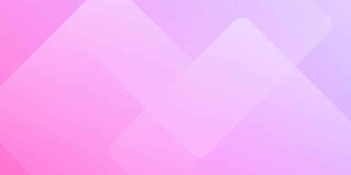 Abstract Pink and Purple Geometric Background with Overlapping Rounded Rectangles eps10