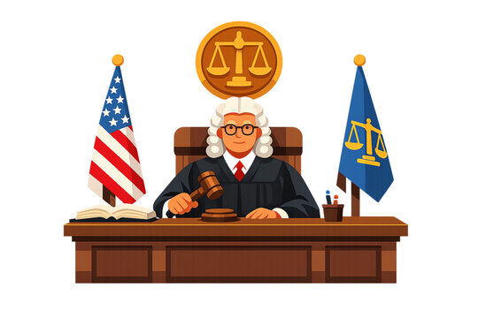 Justic vector illustration for world justice day