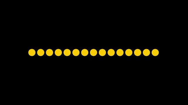 Glowing dotted line simple shape vector symbol icon design video.4k motion graphics video animation