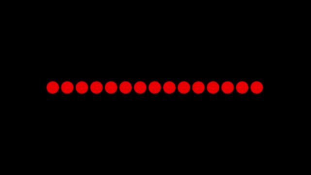 Glowing dotted line simple shape vector symbol icon design video.4k motion graphics video animation