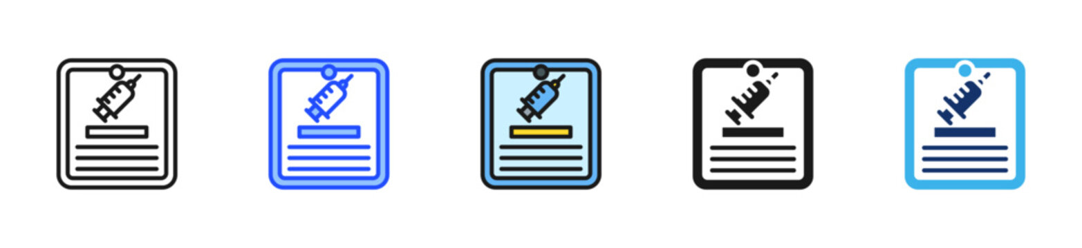 Health Awareness Icon Collection With Multiple Styles