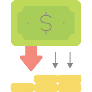 Currency Devalue Illustration