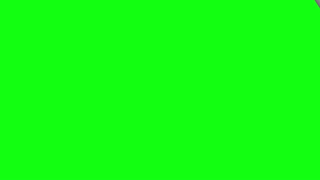 Animated paper page turn transition on a green screen background featuring realistic page flipping and paper folding effects. This motion graphic is ideal for video editing, content creation, film pro