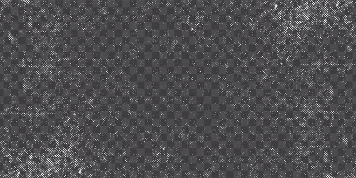 Vintage film filter overlay with dust and scratches. Grunge vector texture for retro photo effects, video overlays, or distressed design elements. Transparent background for easy layering.