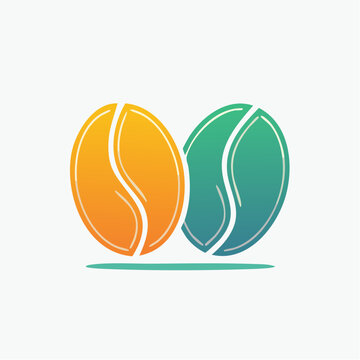 Two Coffee Beans Logo