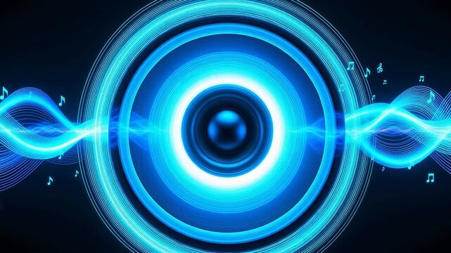 Icon Pulse: Soundwave Visualization with Abstract Music Interface
