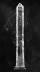 Naklejka premium Obelisk obelisk monument pillar.